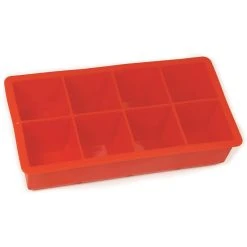 Avanti Ice Cube Tray 8 Cup Silicone - Red