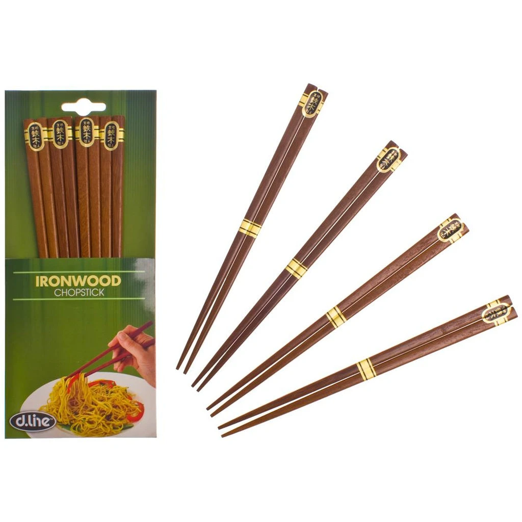 D Line D.Line Ironwood Chopsticks - 4 Piece Set