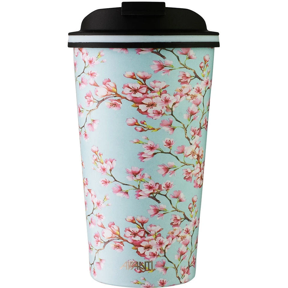 Avanti Go Cup Reusable Coffee Cup 410ml (12oz) - Blossom