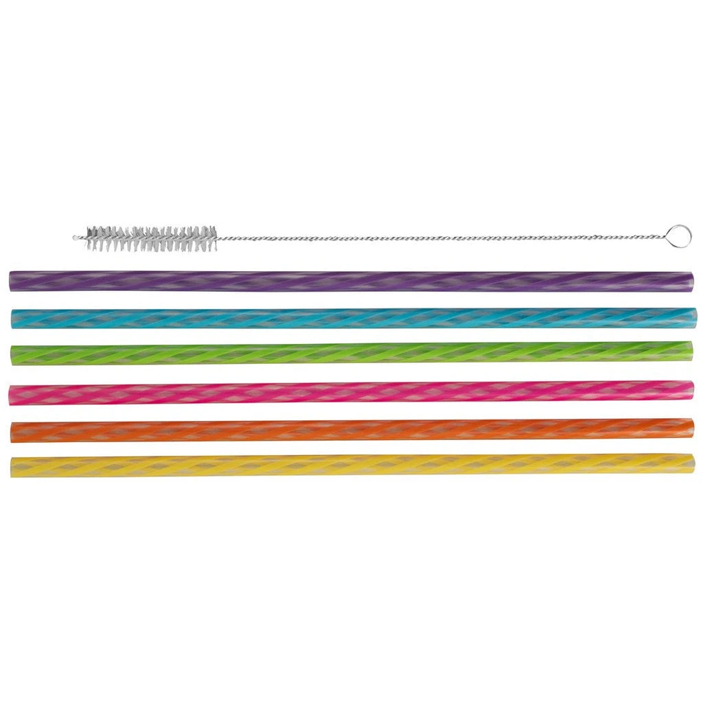 Avanti Reusable Straws Rainbow Set Of 24