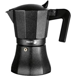 Fagor Tiramisu 6 Cup Aluminium Espresso Maker Charcoal