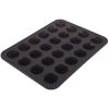 Daily Bake 24 Cup Mini Muffin Pan 32.5cm X 24.5cm X 2.75cm - Charcoal