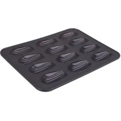 Daily Bake Silicone 12 Cup Madeleine Pan 32.5cm X 24.5cm - Charcoal