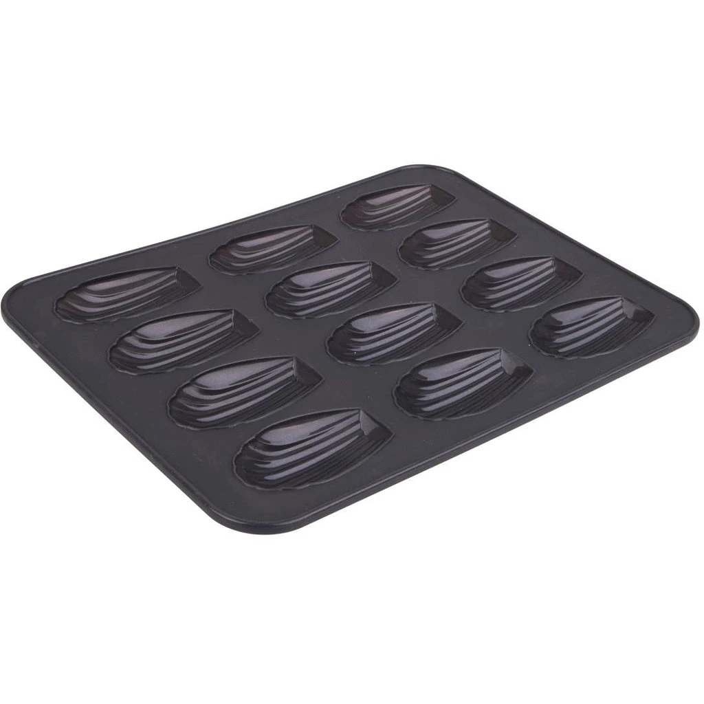 Daily Bake Silicone 12 Cup Madeleine Pan 32.5cm X 24.5cm - Charcoal