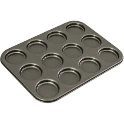 BAKEMASTER Macaroon Pan - 12 Cup Dessert Pan 35cm X 27cm
