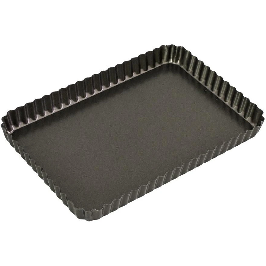 BAKEMASTER Loose Base Rectangular Quiche Pan - 31cm X 21cm X 3.5cm