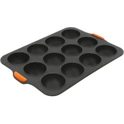 BAKEMASTER Silicone 12 Cup Dome Tray