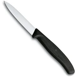 Victorinox Paring Knife Pointed Tip 8cm Black