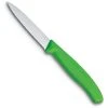Victorinox Paring Knife Wavy Edge Pointed Tip 8cm Green