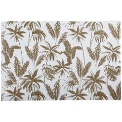 Maxwell And Williams Table Accents Jungle Placemat 45x30cm White & Gold