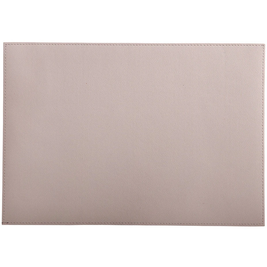 Maxwell And Williams Table Accents Leather Look Cowhide Placemat 43x30cm Salt