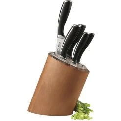 Avanti Wave Birchwood 6 Piece Knife Block Set