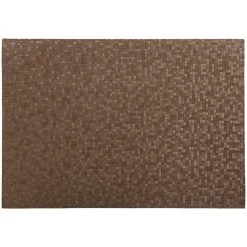 Maxwell And Williams Table Accents Leather Look Mosaic Placemat 43x30cm Brown