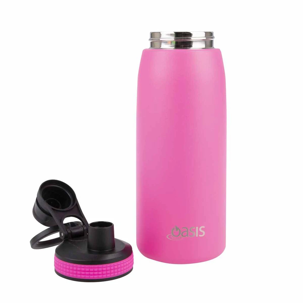 Oasis Insulated Sports Bottle Screw Cap 780ml Neon Pink - Image 4