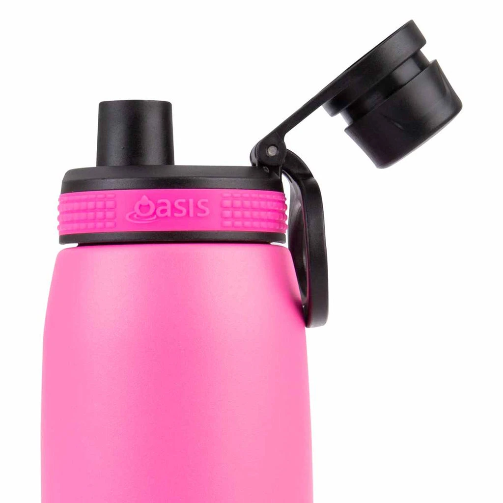 Oasis Insulated Sports Bottle Screw Cap 780ml Neon Pink - Image 3
