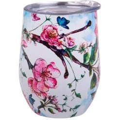 Oasis Double Wall Ins. Wine Tumbler 330ml (Spring Blossom)