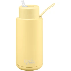 Frank Green 34oz Reusable Bottle - Straw Lid - Buttermilk