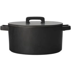 Maxwell And Williams Epicurious Round Casserole 1.3L - Black