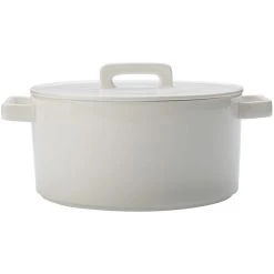 Maxwell And Williams Epicurious Round Casserole 2.6 Litre - White