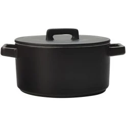 Maxwell And Williams Epicurious Round Casserole 2.6L - Black