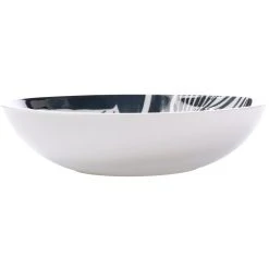 Maxwell And Williams Panama Coupe Bowl 20cm Grey And White