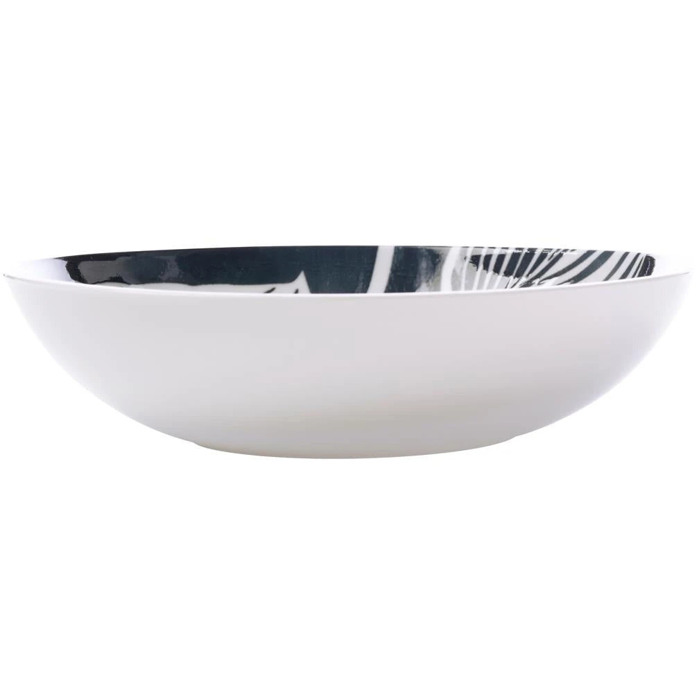 Maxwell And Williams Panama Coupe Bowl 20cm Grey And White