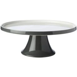 Maxwell And Williams Mezze Cake Stand 30cm Charcoal Gift Boxed