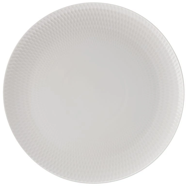 Maxwell And Williams White Basics Diamonds Round Platter 36cm