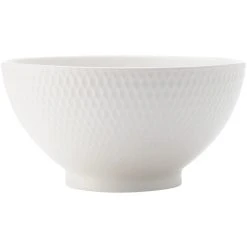 Maxwell And Williams White Basics Diamonds Rice Bowl 10cm