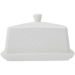 Maxwell And Williams White Basics Diamonds Butter Dish