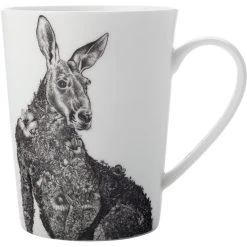 Maxwell And Williams Marini Ferlazzo Mug 450ml Tall - Red Kangaroo