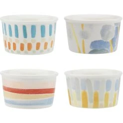 Ecology Strand Ice Cream Cups Set Of 4 10 X 5.5cm