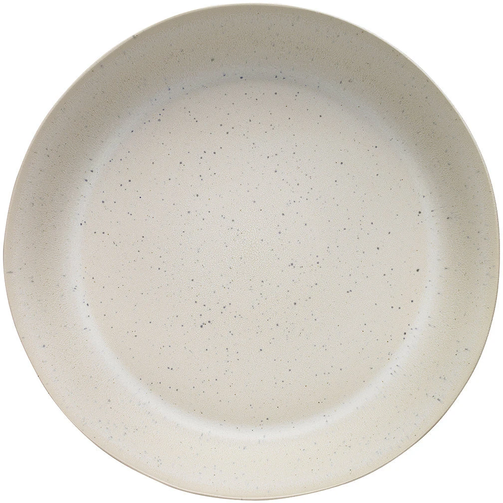 Ecology Malta Round Shallow Serving Bowl 34cm Linen