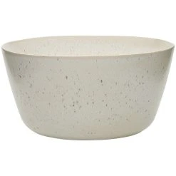 Ecology Malta Round Tall Serving Bowl 25cm Linen