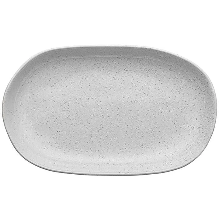 Ecology Speckle Milk Small Shallow Bowl