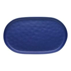Ecology Speckle Cobalt Oval Platter