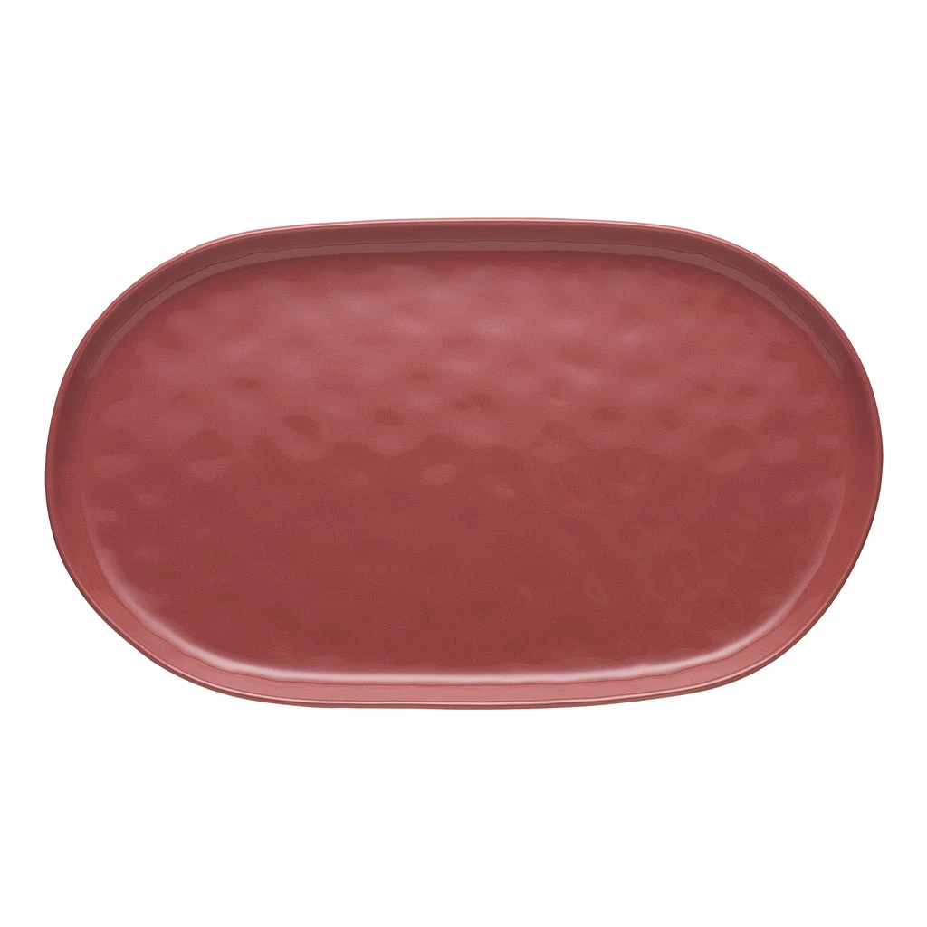 Ecology Speckle Rose Oval Serving Platter