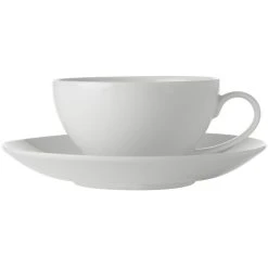 Maxwell And Williams White Basics Coupe Cup And Saucer 250Ml
