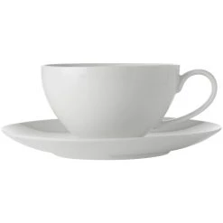 Maxwell And Williams White Basics Coupe Breakfast Cup And Saucer 400Ml