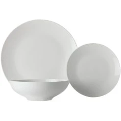 Maxwell And Williams White Basics Tribeca 18 Piece Coupe Dinner Set