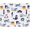 Maxwell And Williams Marc Martin Feline Friends Cork Back Placemat 34x26.5cm Set Of 4