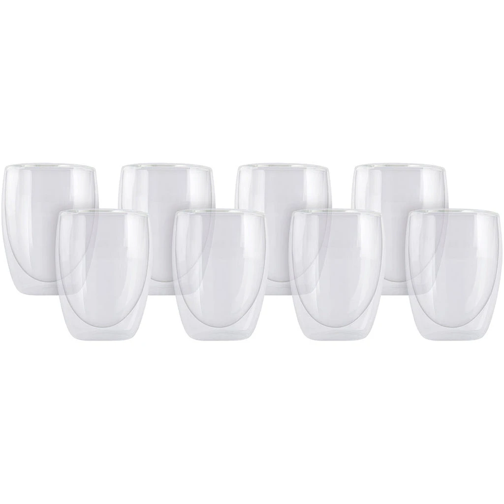 Maxwell And Williams Blend Double Wall Cup 350ml Set Of 8
