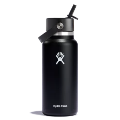 Hydro Flask 32oz Wide Mouth Straw Lid - Black
