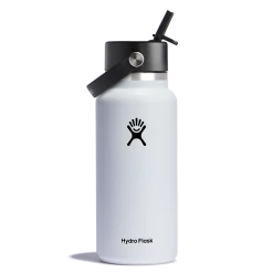 Hydro Flask 32oz Wide Mouth Straw Lid - White
