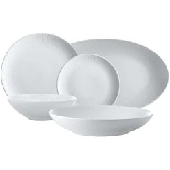 Maxwell And Williams Dalston Dinner Set 12pc With Serving Set 2pc Gift Boxed