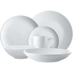 Maxwell And Williams Dalston Dinner Set 16pc With Serving Set 2pc Gift Boxed