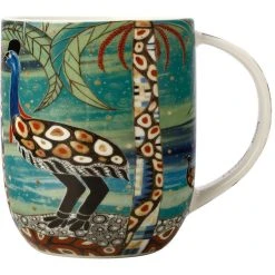 Maxwell And Williams Melanie Hava Jugaig-Bana-Wabu Mug 440ml Cassowaries Home Gift Boxed