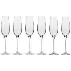 Krosno Harmony Champagne Flute 180ml - 6 Piece