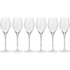 Krosno Harmony Prosecco Glass 280ml - 6 Piece