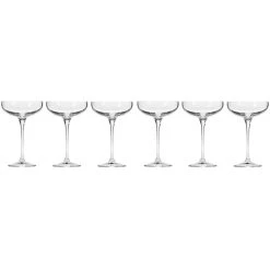 Krosno Harmony Champagne Coupe 240ml - 6 Piece